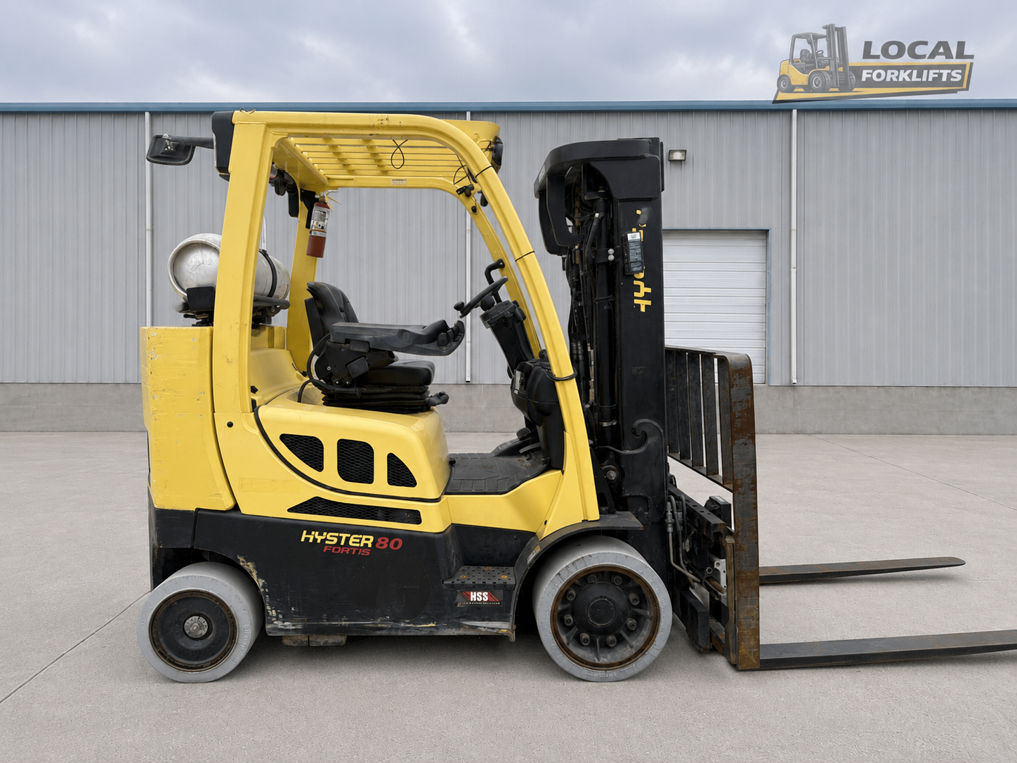 2018 Hyster S80FT 8000# Box Car Special