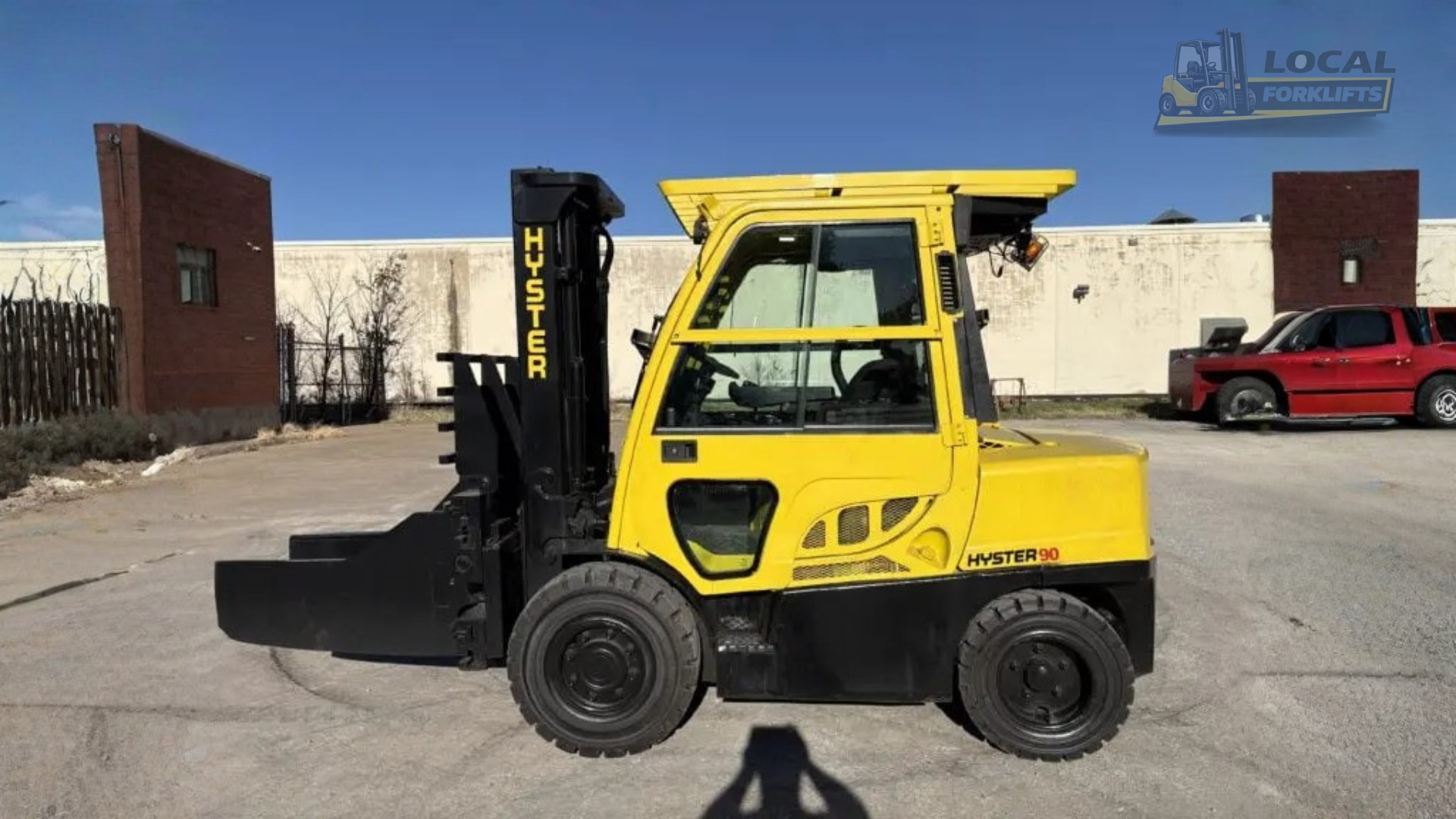 2019 Hyster H90FT w/Bale Clamp or Side-Shift w/Forks